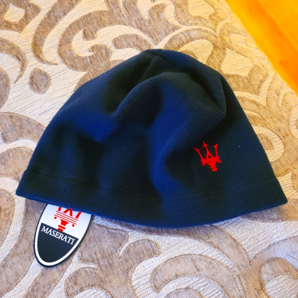 Men's Maserati Deep Navy Beanie